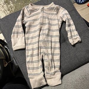 Striped Kids One Piece Pajama